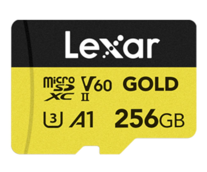 Karta pamięci microSD Lexar 256GB microSDXC Professional GOLD UHS-II U3 V60